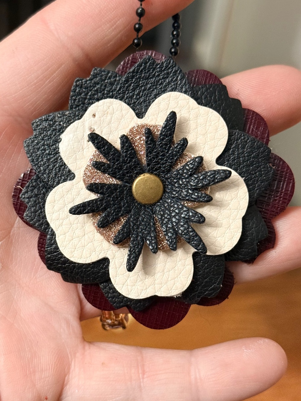 Handmade Floral Bag Charm